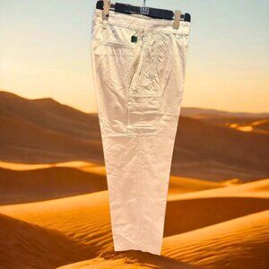 HUGO BOSS 🏷️ Light Gray Casual Pants – Relaxed Fit | 34 X 32